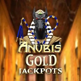 Anubis Gold Jackpots online game logo by Inspired Gaming on spinrisee.de