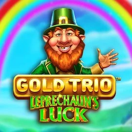 Gold Trio Leprechaun's Luck logo by Playtech at Spinrise Casino