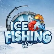Ice Fishing Live slot icon by Evolution, available at Spinrise Casino