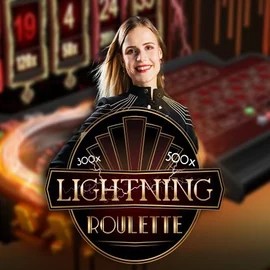 Lightning Roulette logo – Live Casino by Evolution at Spinrise Casino