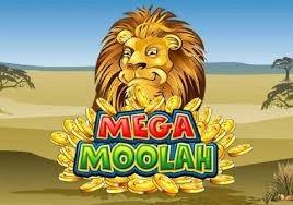 Mega Moolah slot logo by Games Global Spinrise Casino