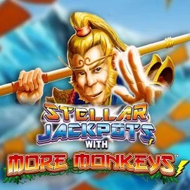 Play the Stellar Jackpots with More Monkeys slot by Lightning Box Game on Spinrise Casino